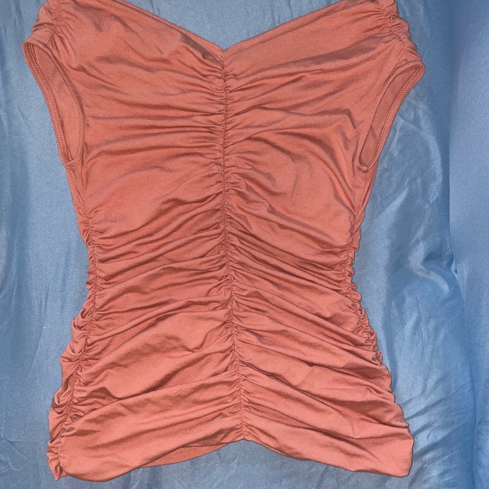 Venus - Ruched Detail Top - On or Off Shoulder - Small